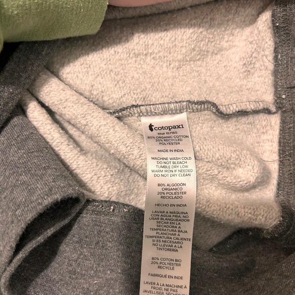 Cotopaxi Do Good Crewneck Sweatshirt Mens XL Organic Cotton Pullover Outdoors - Picture 8 of 8